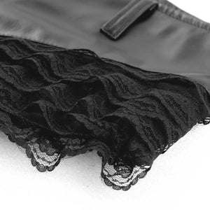 Leder Hotpants