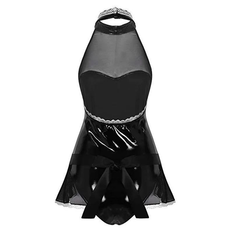 Shiny Body Maid Costume