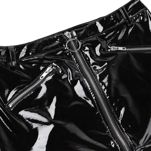 Shiny Mini-Rock mit Zipper
