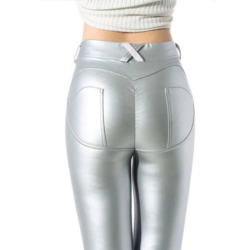 Leder Leggings