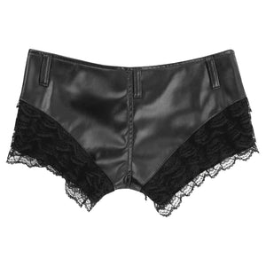 Leder Hotpants