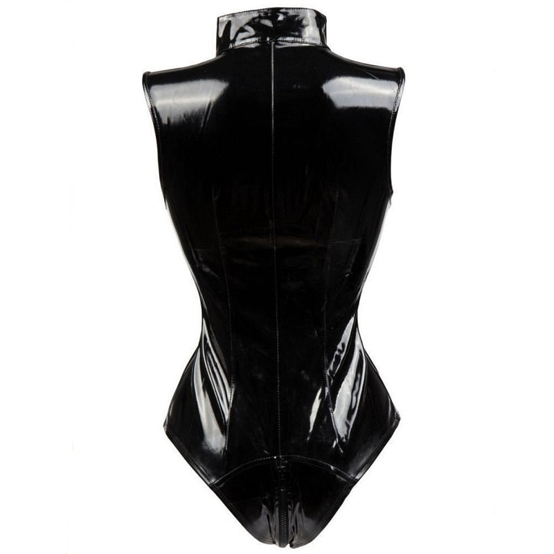 Shiny Body mit Zipper