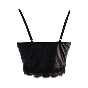 Leather Crop-Top
