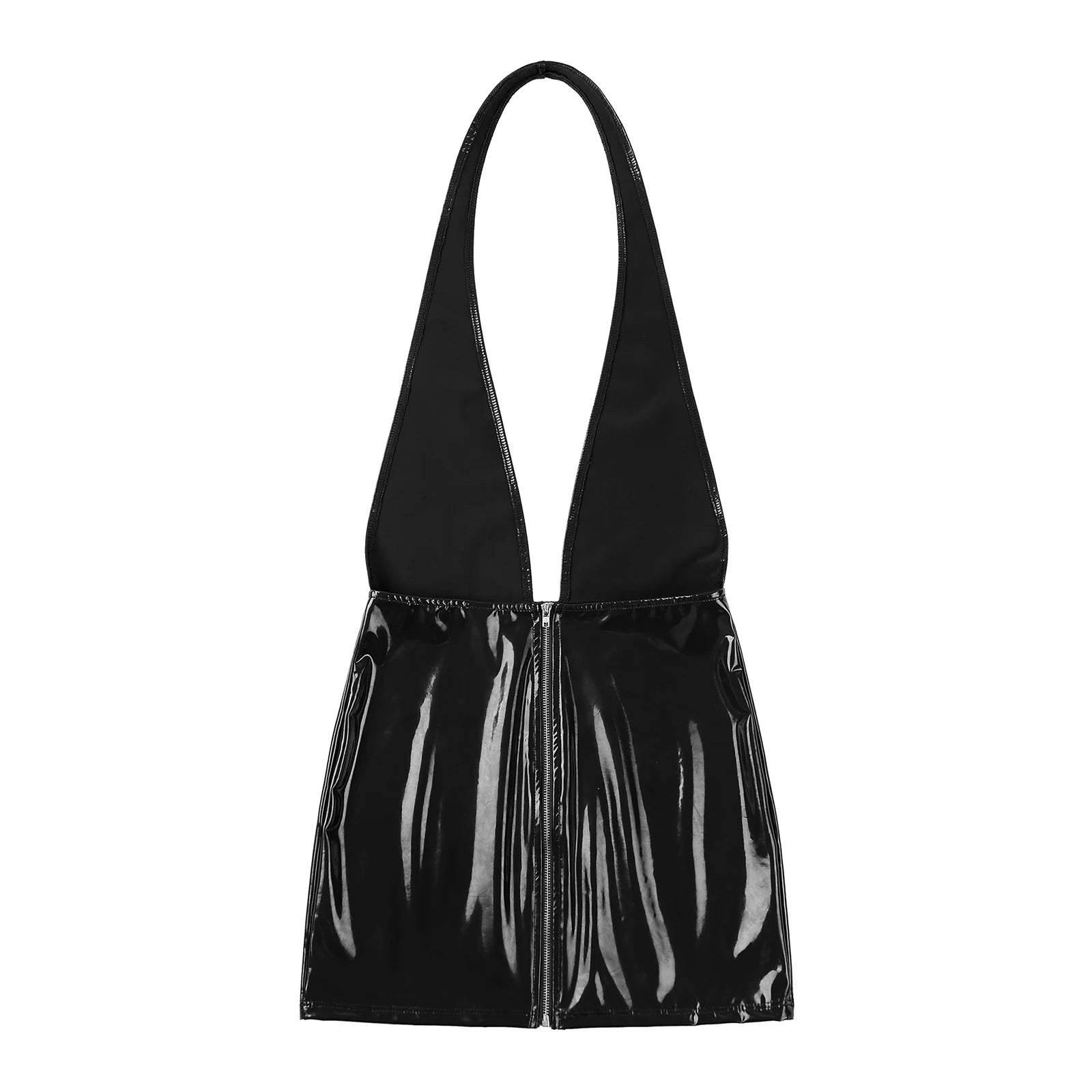 Shiny Dress deep cutout