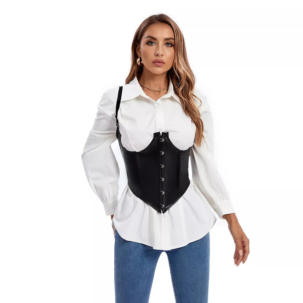 Leder Korsett