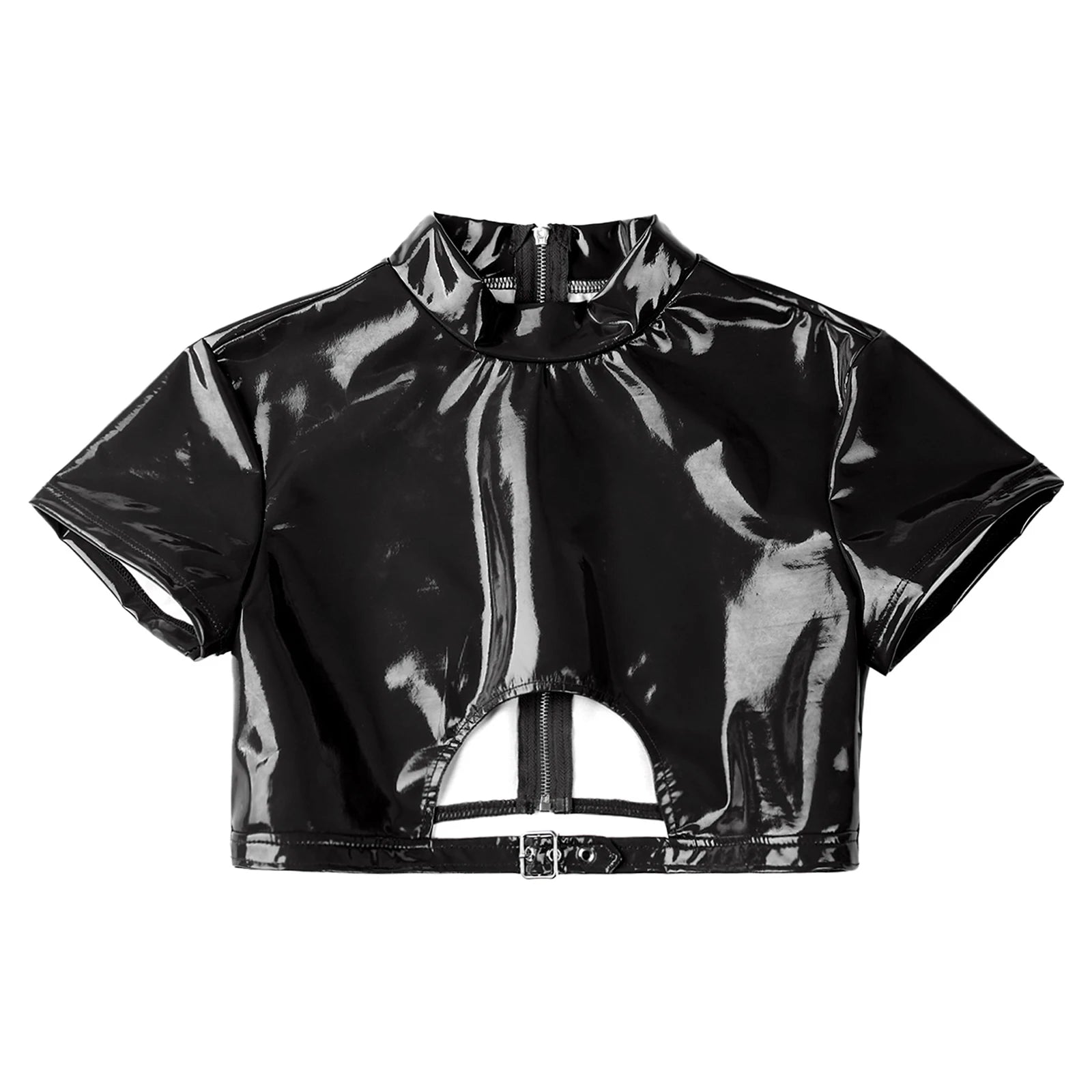 Shiny Crop-Top