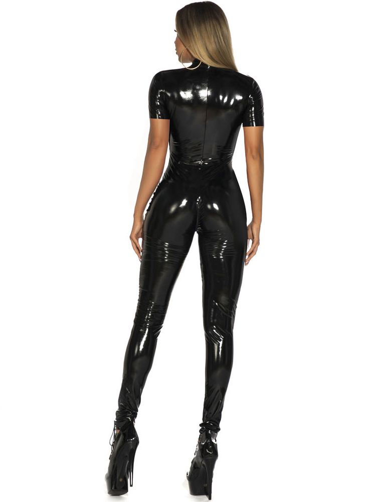 Shiny catsuit