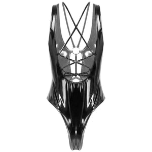 Shiny Body mit Ausschnitt