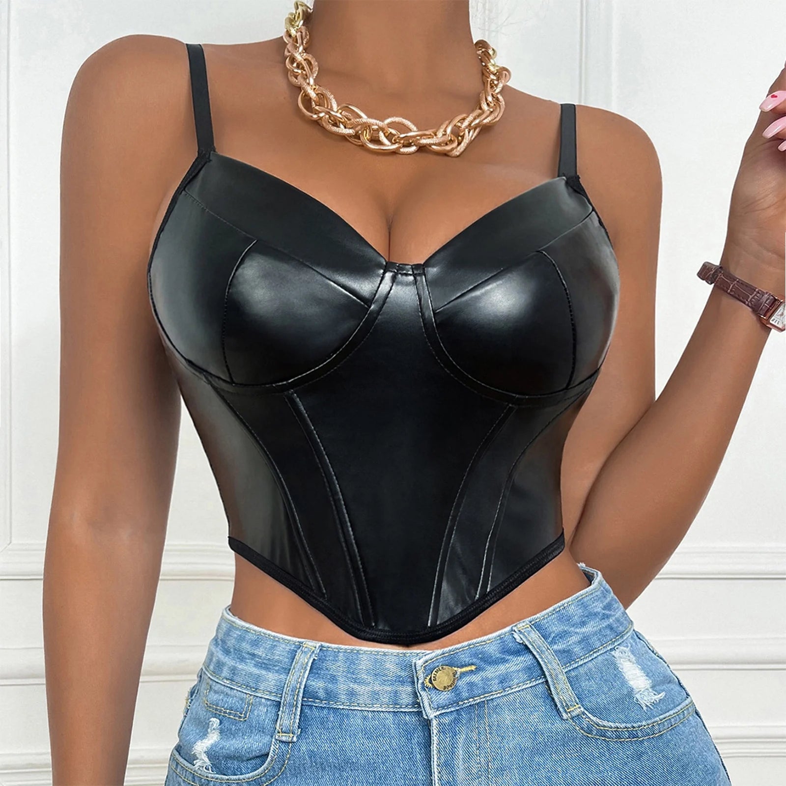 Leather Top
